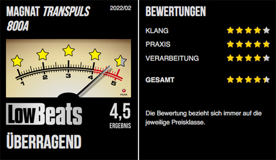 LowBeats_Bewertung_Magnat_Transpuls_800A
